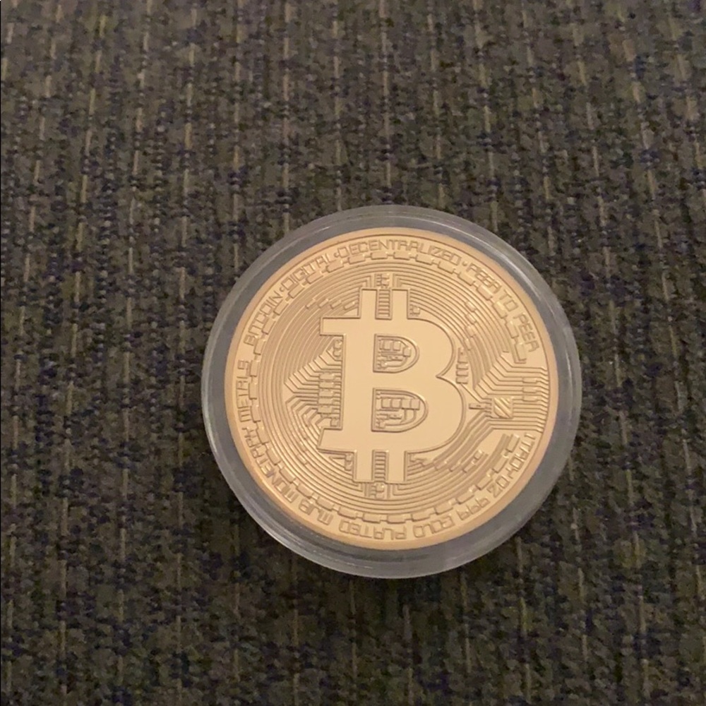 Commemorative Bitcoin coin